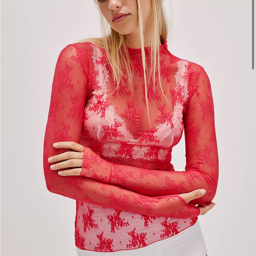 *PINK Lady Lux Layering Top - Free People x Intimately